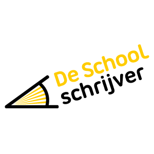 Logo van De School schrijver